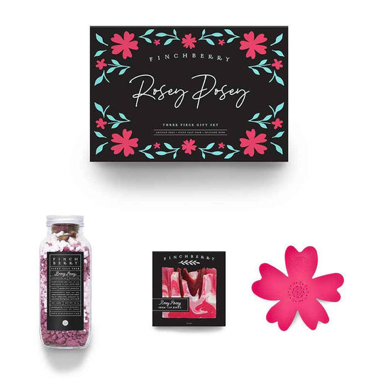 Rosey Posey Gift Bath Set - Flair Flower Bar & Studio