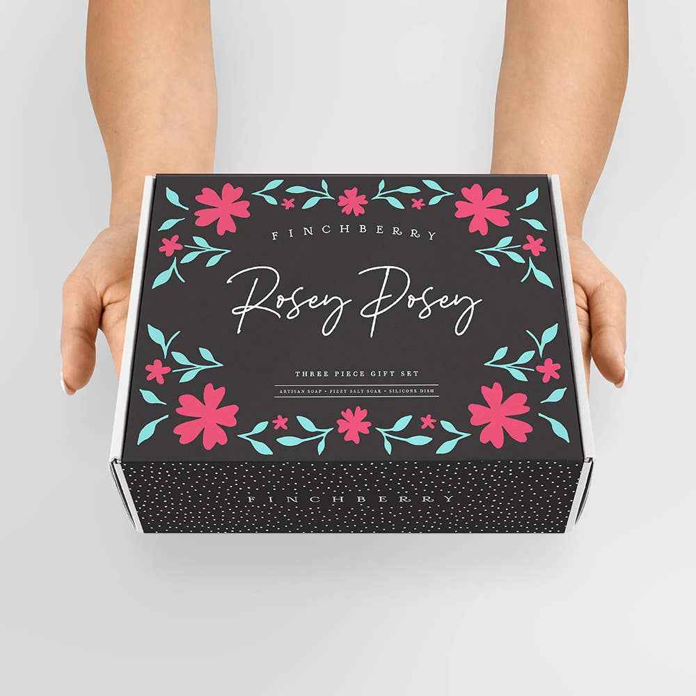 Rosey Posey Gift Bath Set - Flair Flower Bar & Studio