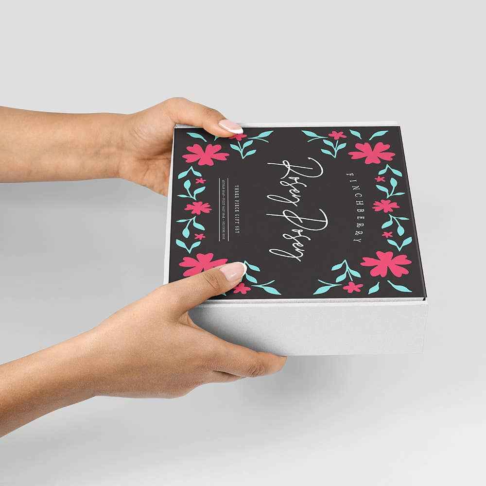 Rosey Posey Gift Bath Set - Flair Flower Bar & Studio
