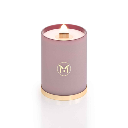 Sandalwood Patchouli 100% Soy Wax Crackling Wood Wick Candle