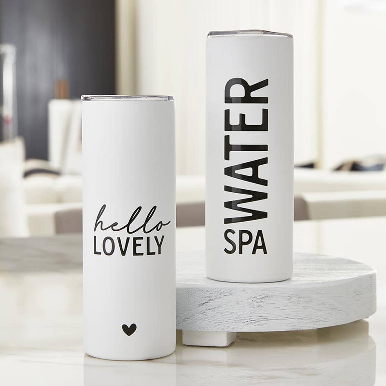 Skinny Tumbler - Hello Lovely - Flair Flower Bar & Studio