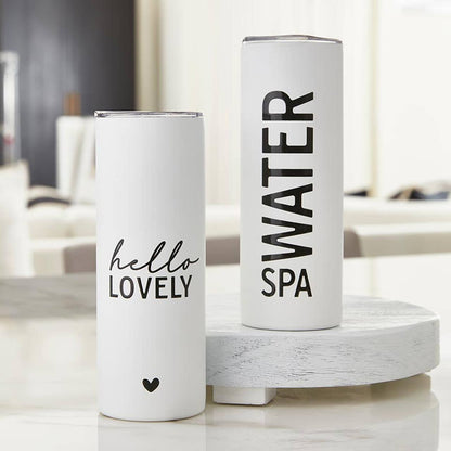 Skinny Tumbler - Hello Lovely - Flair Flower Bar & Studio