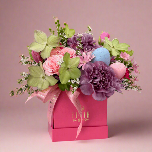 Spring Fling Flower Box Arrangement