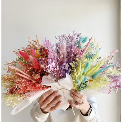 Spring Whimsical Dried Flower Mini Bouquet - Flair Flower Bar & Studio