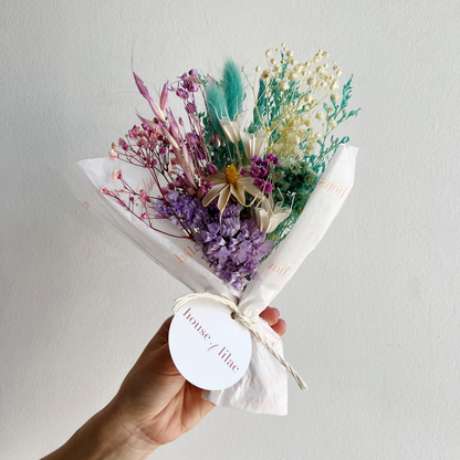 Spring Whimsical Dried Flower Mini Bouquet - Flair Flower Bar & Studio