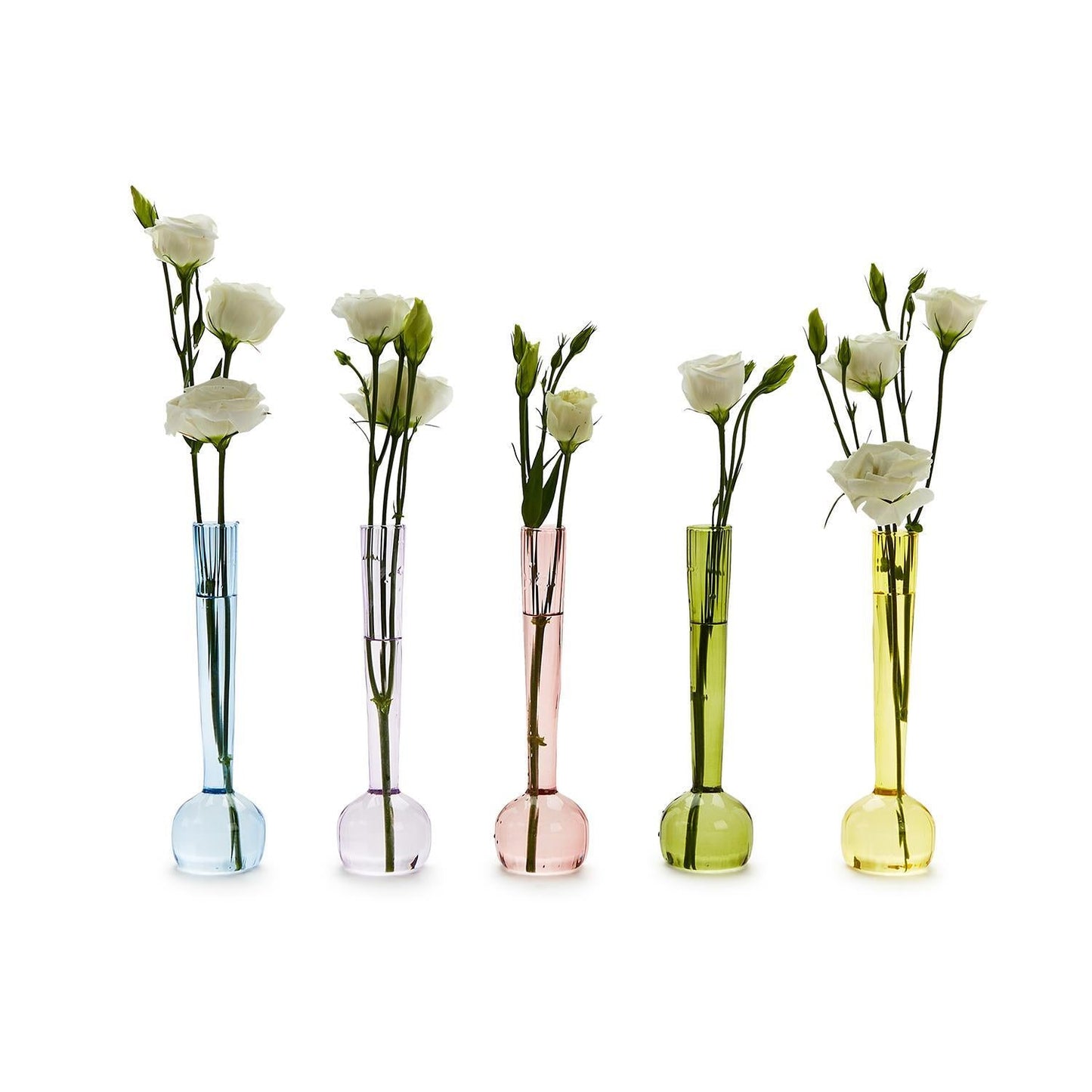 Swirl Hand-Blown Glass Bud Vase - Flair Flower Bar & Studio