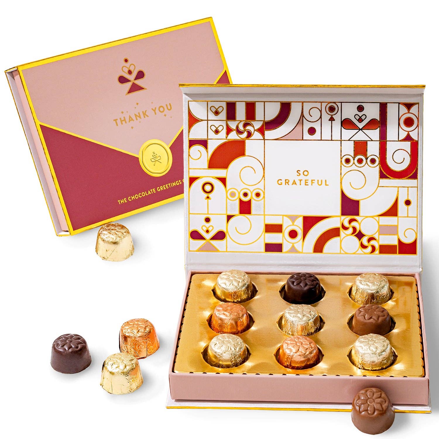 Thank You Chocolate Gift Box | Edible Greeting Card for Client, Employee & Teacher Appreciation