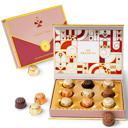 Thank You Chocolate Gift Box | Edible Greeting Card for Client, Employee & Teacher Appreciation