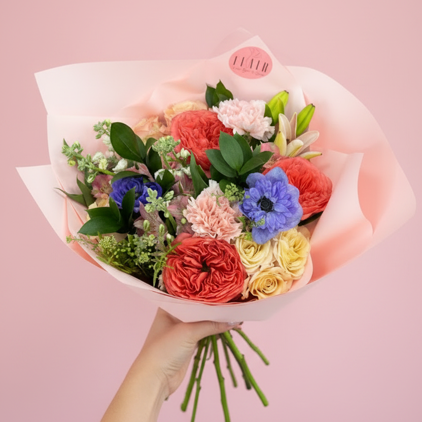 The_Maison_Wrap Luxury Bouquet Cincinnati and Florence Kentucky Florist