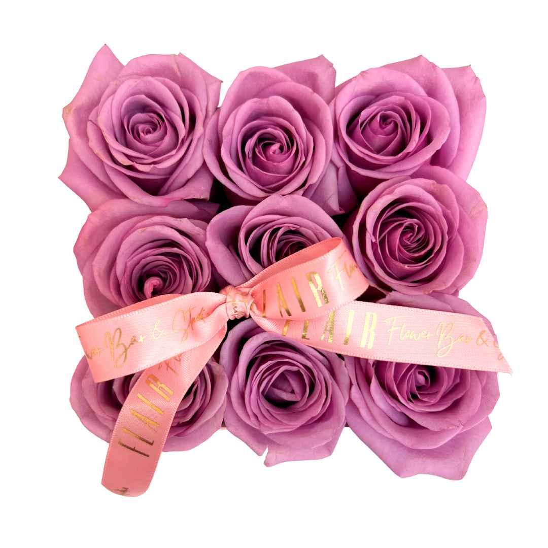 The Petite Box Rose Arrangement - Flair Flower Bar & Studio