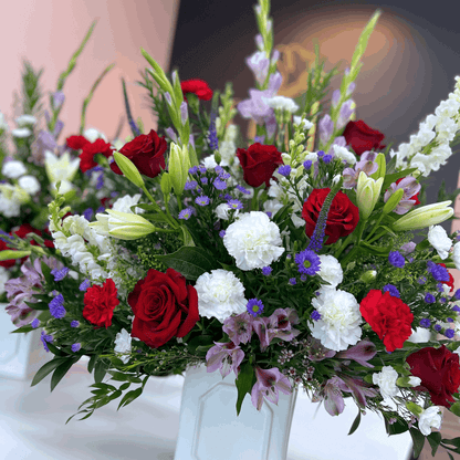 Tribute of Love Sympathy Arrangement | Funeral Flowers - Flair Flower Bar & Studio - Cincinnati - Northern Kentucky - Florence