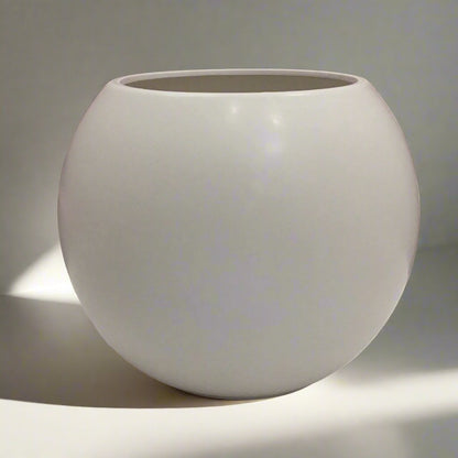 White Bubble Vase or Planter - Flair Flower Bar & Studio