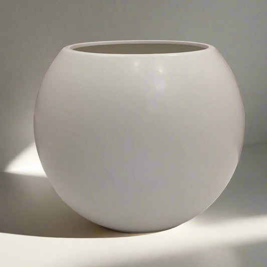 White Bubble Vase or Planter - Flair Flower Bar & Studio