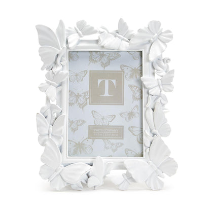 White Butterfly Photo Frame - Flair Flower Bar & Studio