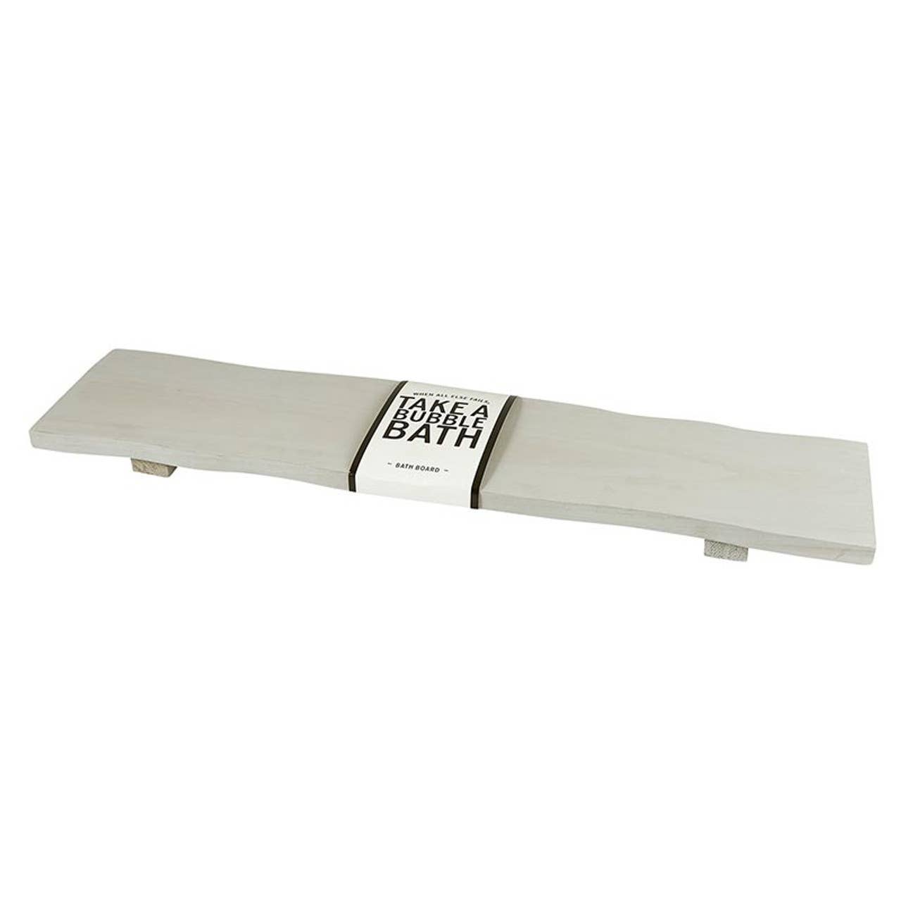 Wood Bath Board - Grey - Flair Flower Bar & Studio