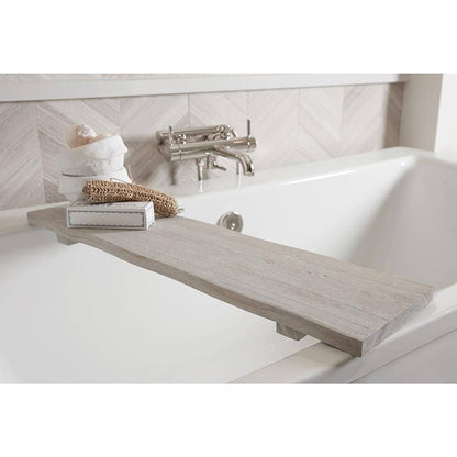 Wood Bath Board - Grey - Flair Flower Bar & Studio