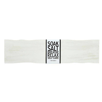 Wood Bath Board - White - Flair Flower Bar & Studio