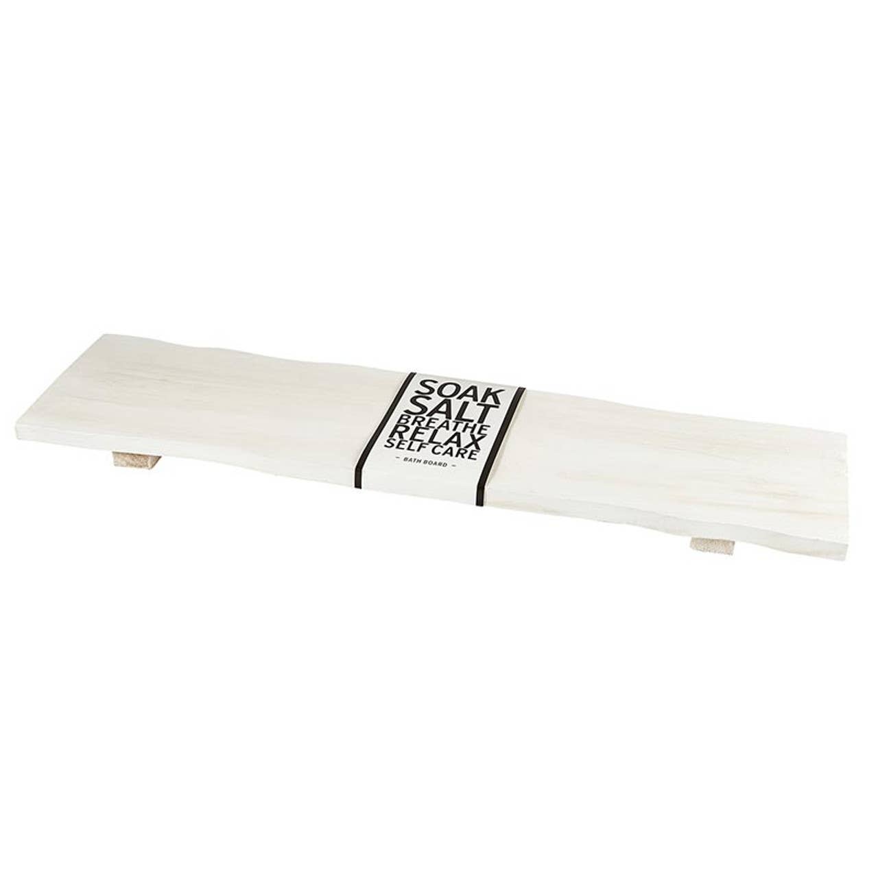 Wood Bath Board - White - Flair Flower Bar & Studio