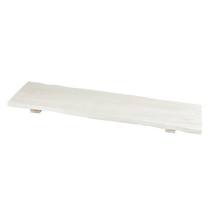 Wood Bath Board - White - Flair Flower Bar & Studio