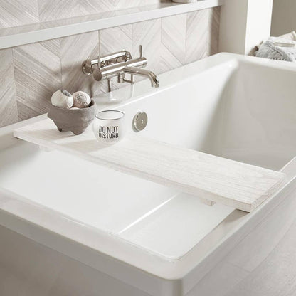 Wood Bath Board - White - Flair Flower Bar & Studio