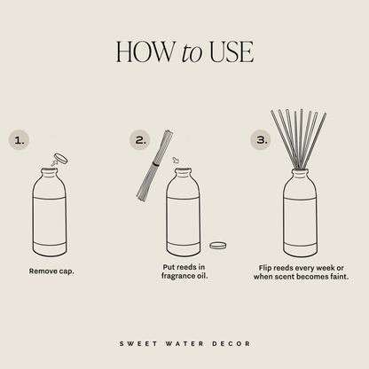Palo Santo Patchouli Amber Reed Diffuser - Flair Flower Bar & Studio