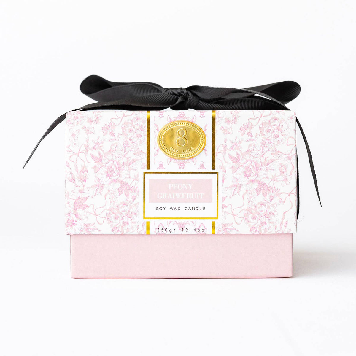 Peony Grapefruit 3-Wick Soy Candle, Boxed