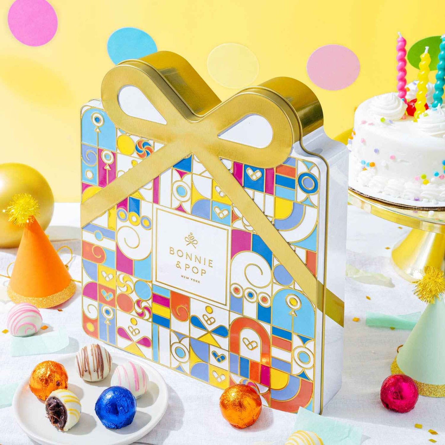 Happy Birthday Belgium Chocolate Gift Tin