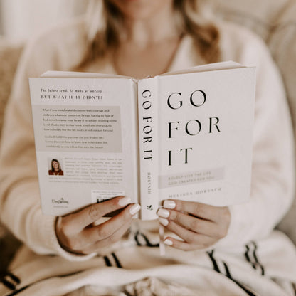 Go For It: 90 Devotions to Boldly Live the Life God Created - Flair Flower Bar & Studio