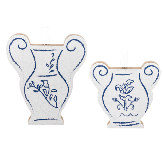 Blissful Bud Vases – Blue & White Whimsy Collection